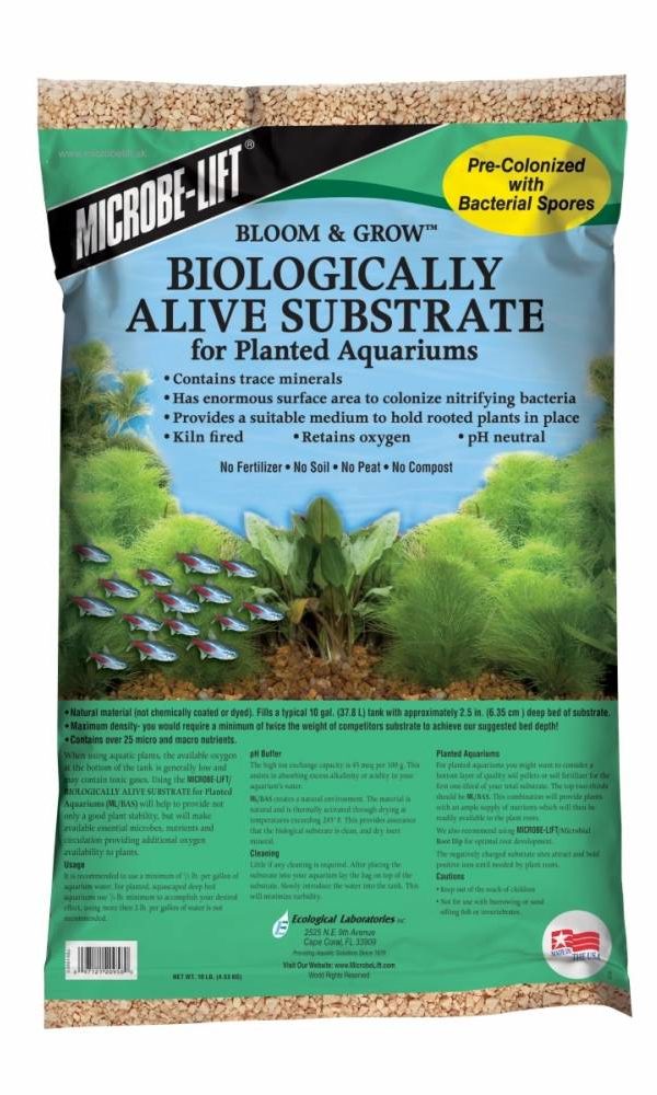 Microbe-Lift Bloom & Grow – Biologically Alive Substrate For Planted Aquariums